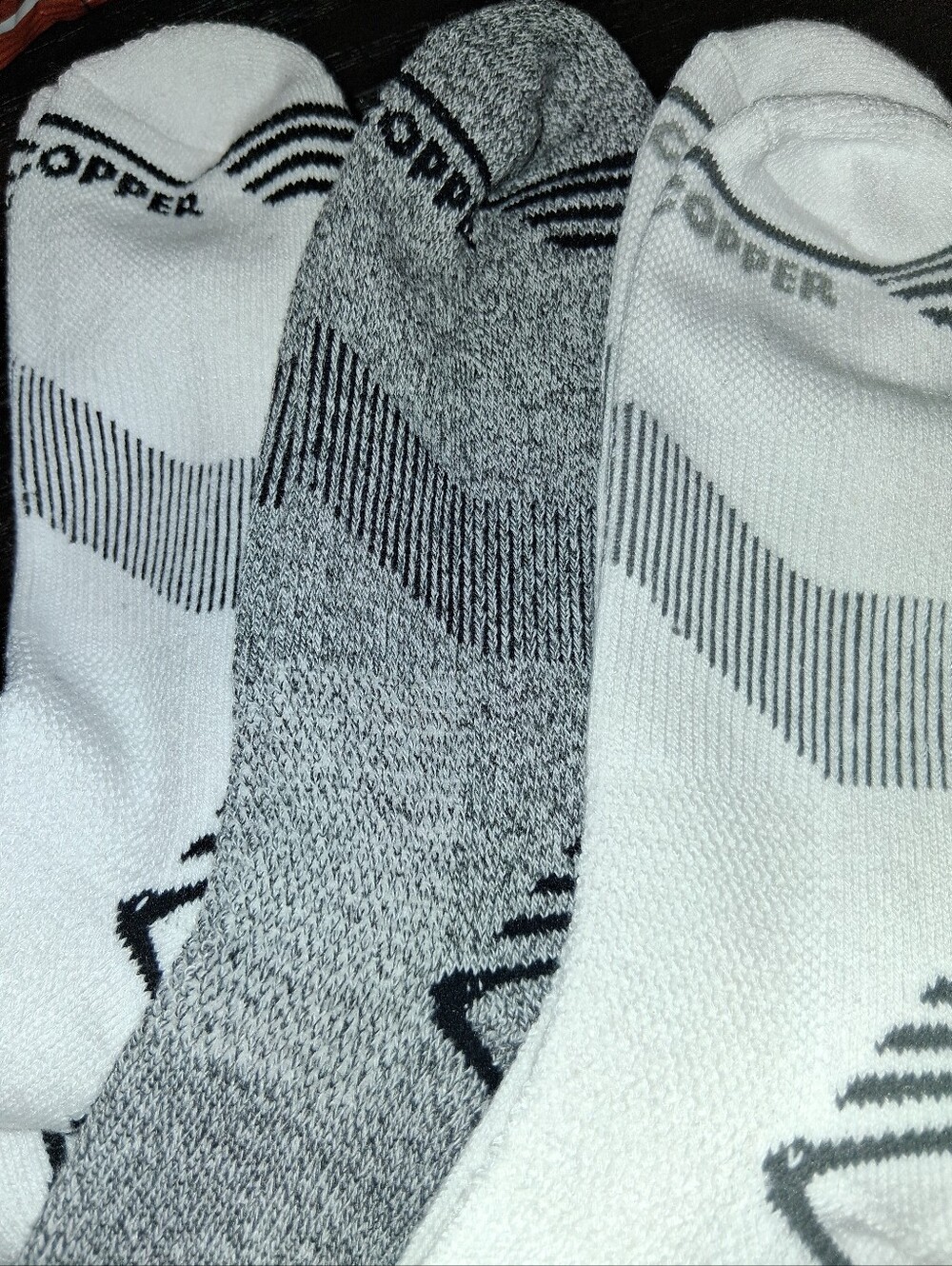 NEW Tommy Copper Compression Socks 3 Pairs Knee-High Lady's Shoe 6.5 - 8